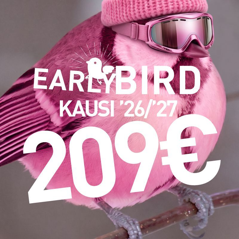 Sveitsi Early Bird kausikortit 209€