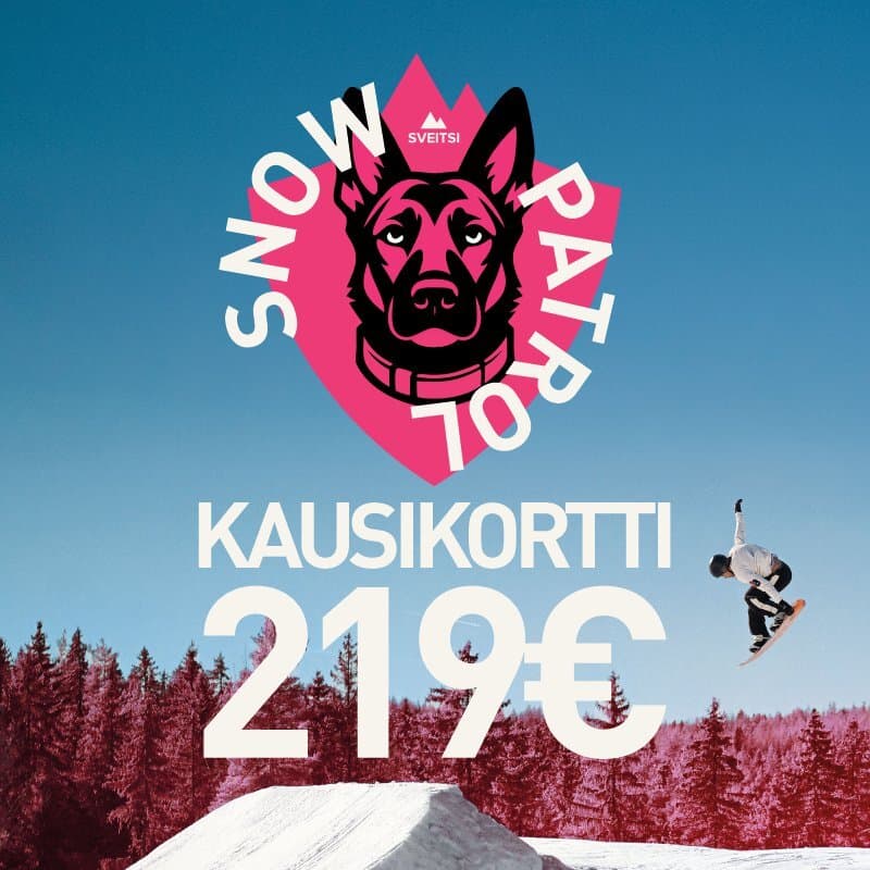 SVEITSI SNOW PATROL – KAUSIKORTTITARJOUS 219€
